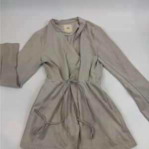 Women’s Thread & Supply Medium Light Gray soft suede-like Jacket soft